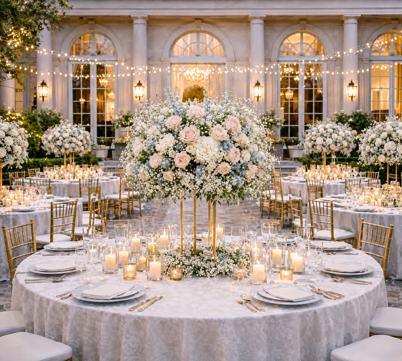 LUXURY OVERSIZED FLOWER BALLS CENTREPIECES