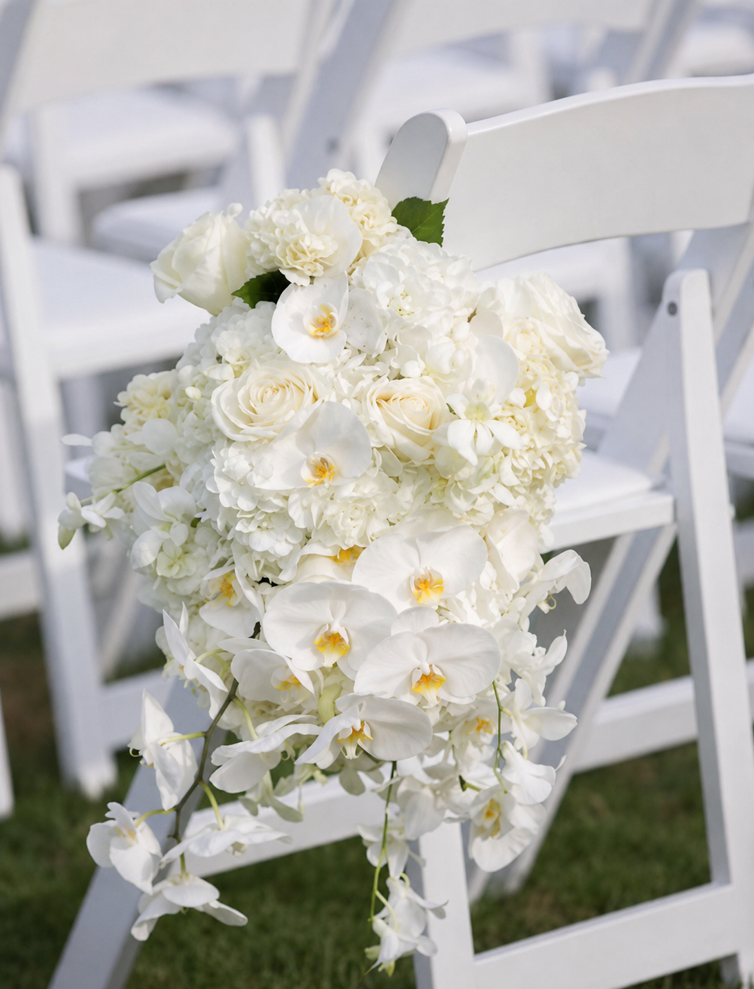 LUXURY ROSE & ORCHID AISLE ENDS CEREMONY