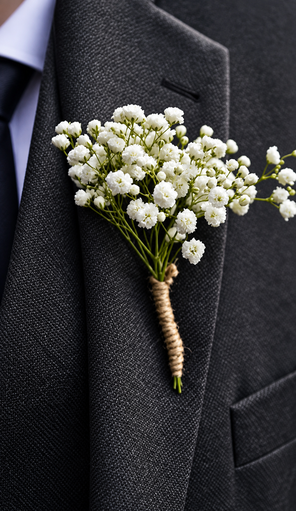 Gypsofilia Buttonhole