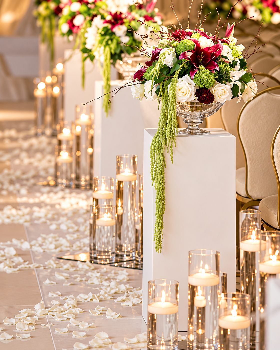 Aisle End Decor