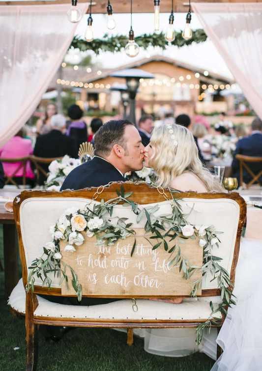 Bride & Groom LOVE SEAT S