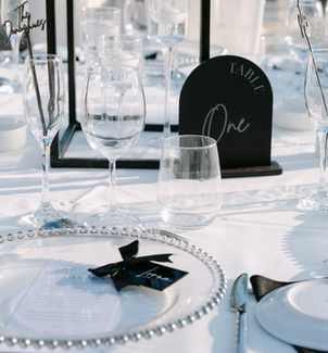 Black Table Numbers 0-20 Available