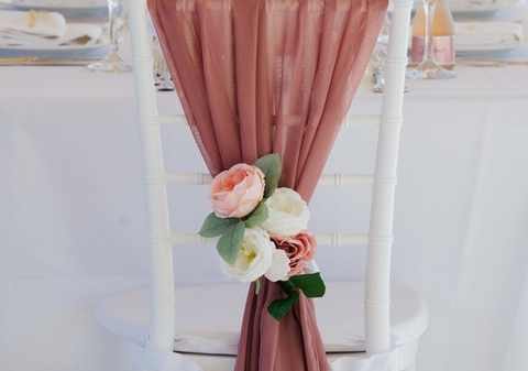 Vertical Chiffon Drapes