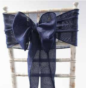 Linen Sash Bow