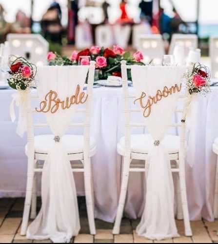 Simple Gold Bride & Groom