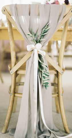 Ivory Ribbon & Foliage