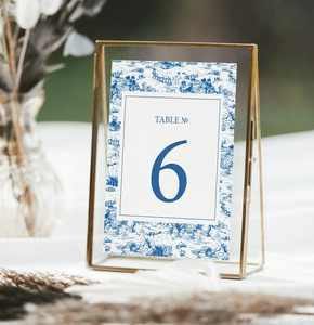 Chinawhite Table Numbers
