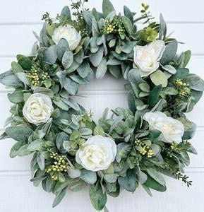 Mixed Wild Eucalyptus & 5 Roses Ring
