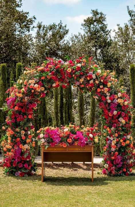 Ceremony Table Flowers