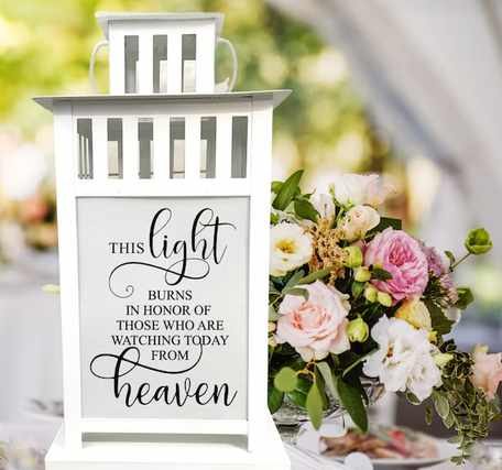 Memory Lantern & Candle