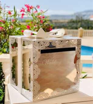 Lace Mirror Post Box