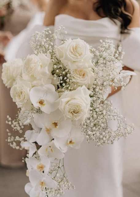 Luxury Rose & Orchid Aisle Ends Ceremony