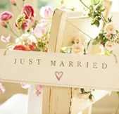 Just Married Sign