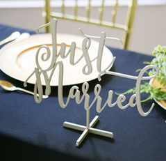 Just Married Sign