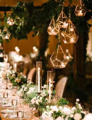 8 Clear Glass Hanging Votives With Artificial Tealights
