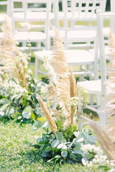 Pampas & Foliage End Flowers