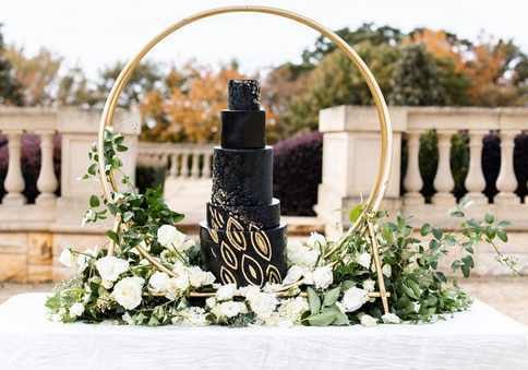 Half Flower Tail Cake Hoop