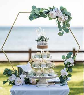 Hexagonal Cake Stand