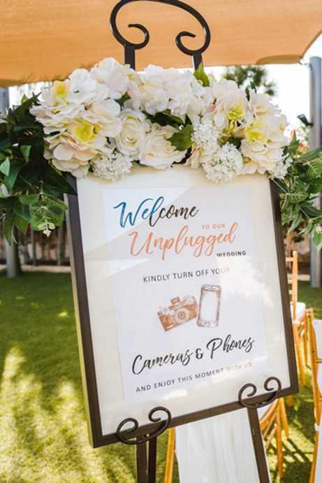 Unplugged Sign — WE12UNPLUGGED