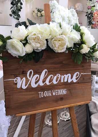 Welcome To Our Wedding