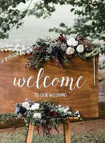 Wooden Welcome Sign Personalised