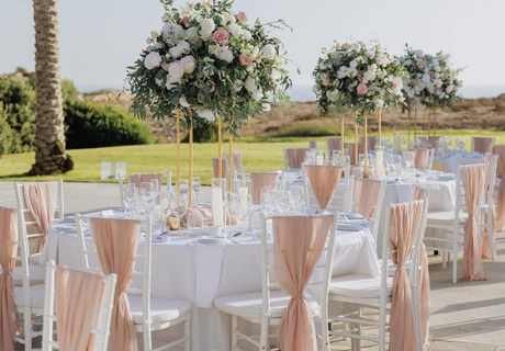 Luxury Pink Flower Centrepieces